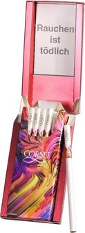 Cigarette "Corset Coral" 97mm, content: 10 packs of