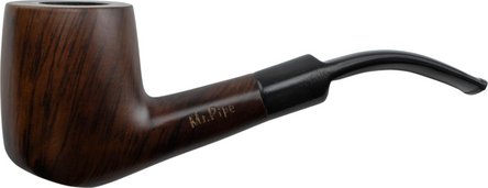 Pipe "Mr.Pipe" Poker walnut brown matte, 9mm