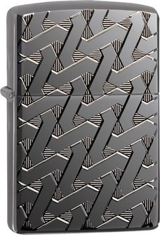 ZIPPO Black Ice Armor Case "Geometric Wave" 60005201